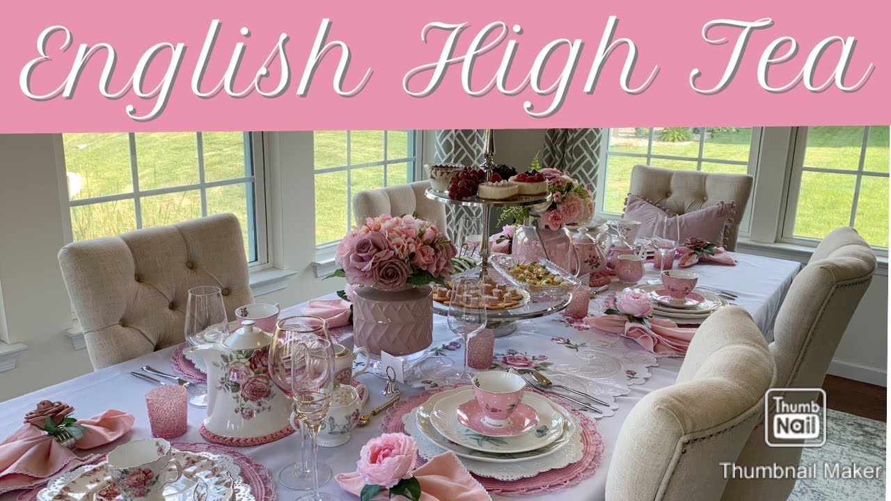 English High Tea Tablescape