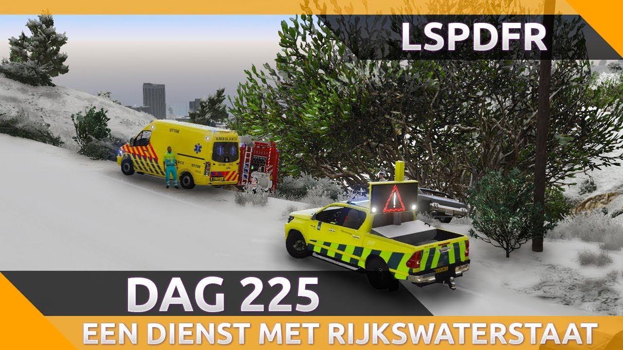 GTA 5 lspdfr dag 225 - Een dienst als Rijkswaterstaat!