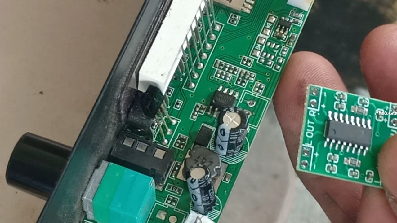 bluetooth speaker repair (convert chips amplifier)