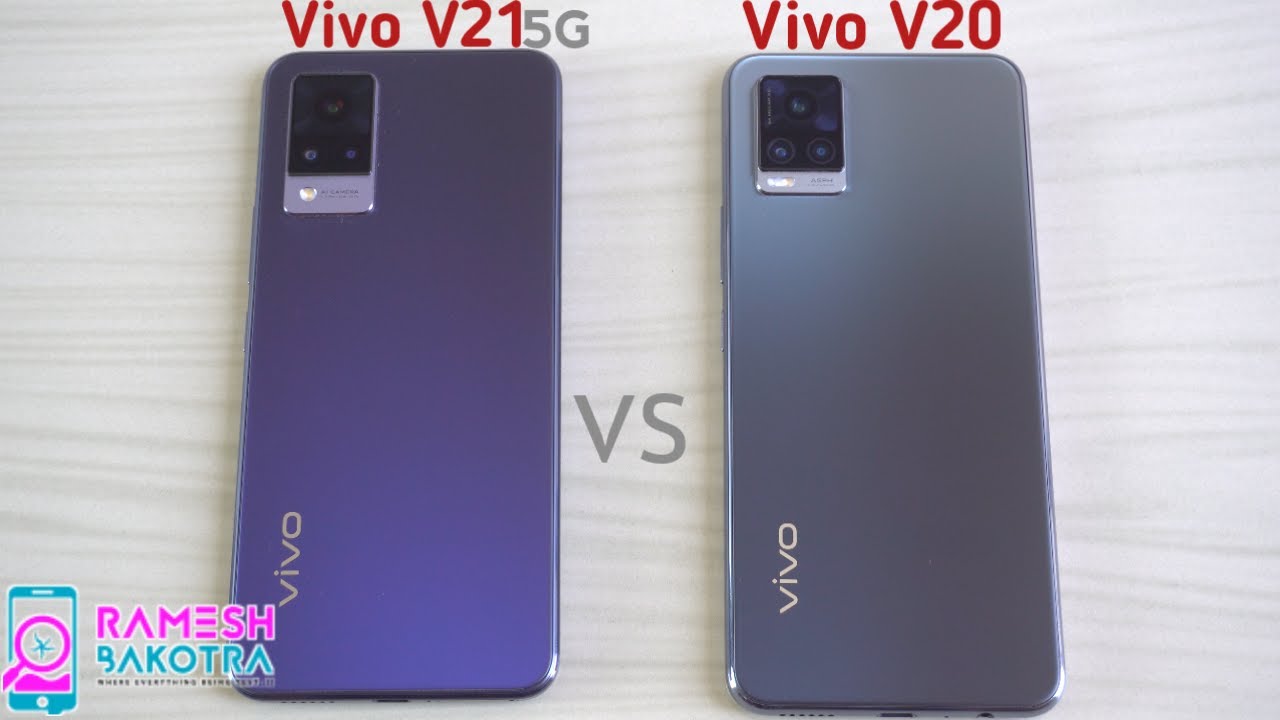 Vivo V21 5G vs Vivo V20 SpeedTest and Camera Comparison