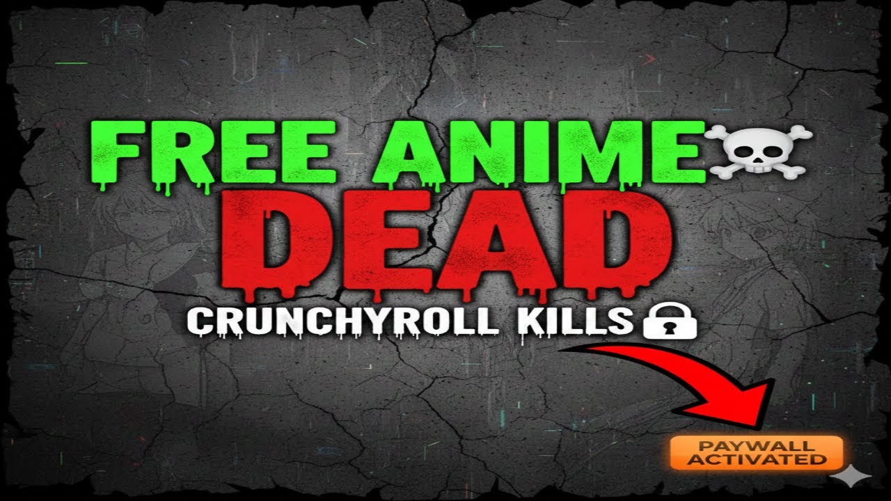 Crunchyroll Goes Full Paywall  Free Anime Is DEAD