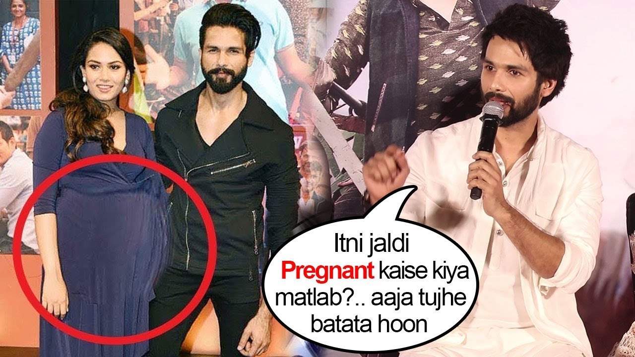 Shahid Kapoor TROLLS Reporter Making FUN Of Wife Mira Rajput Being PREGNANT Again