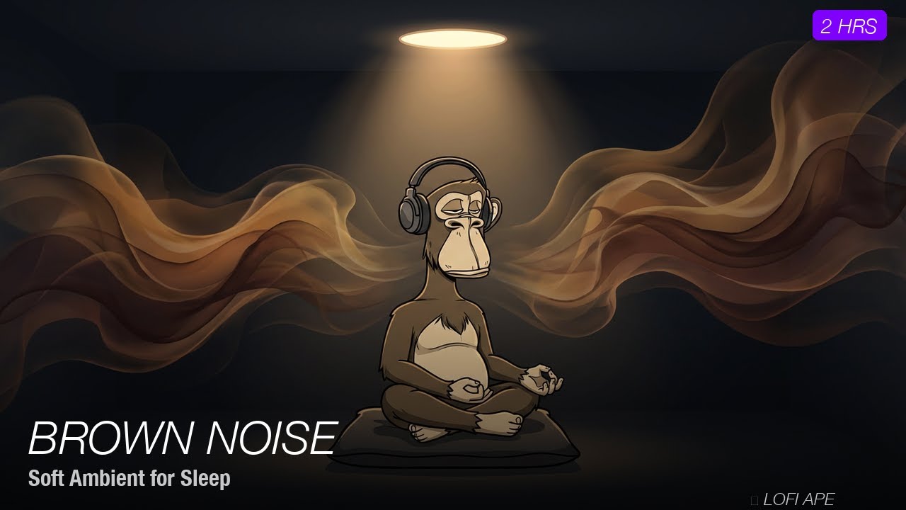 Brown Noise & Soft Ambient — 2 Hours Deep Focus Study Music for Concentration
