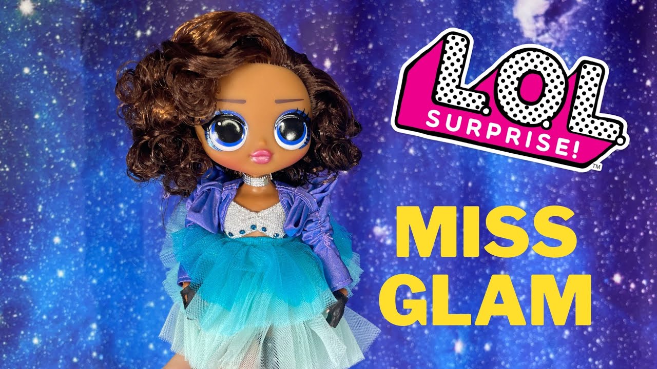 LOL Surprise OMG doll Miss Glam Unboxing and Hair Makeover !