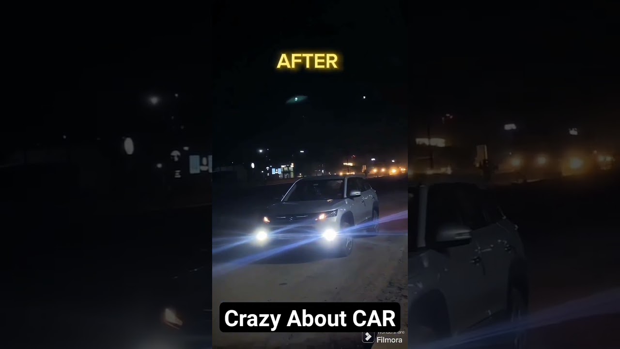 Fog light Projector Install In New Brezza 🚀#short #shorts #shortvideo #youtubeshorts #trending #car