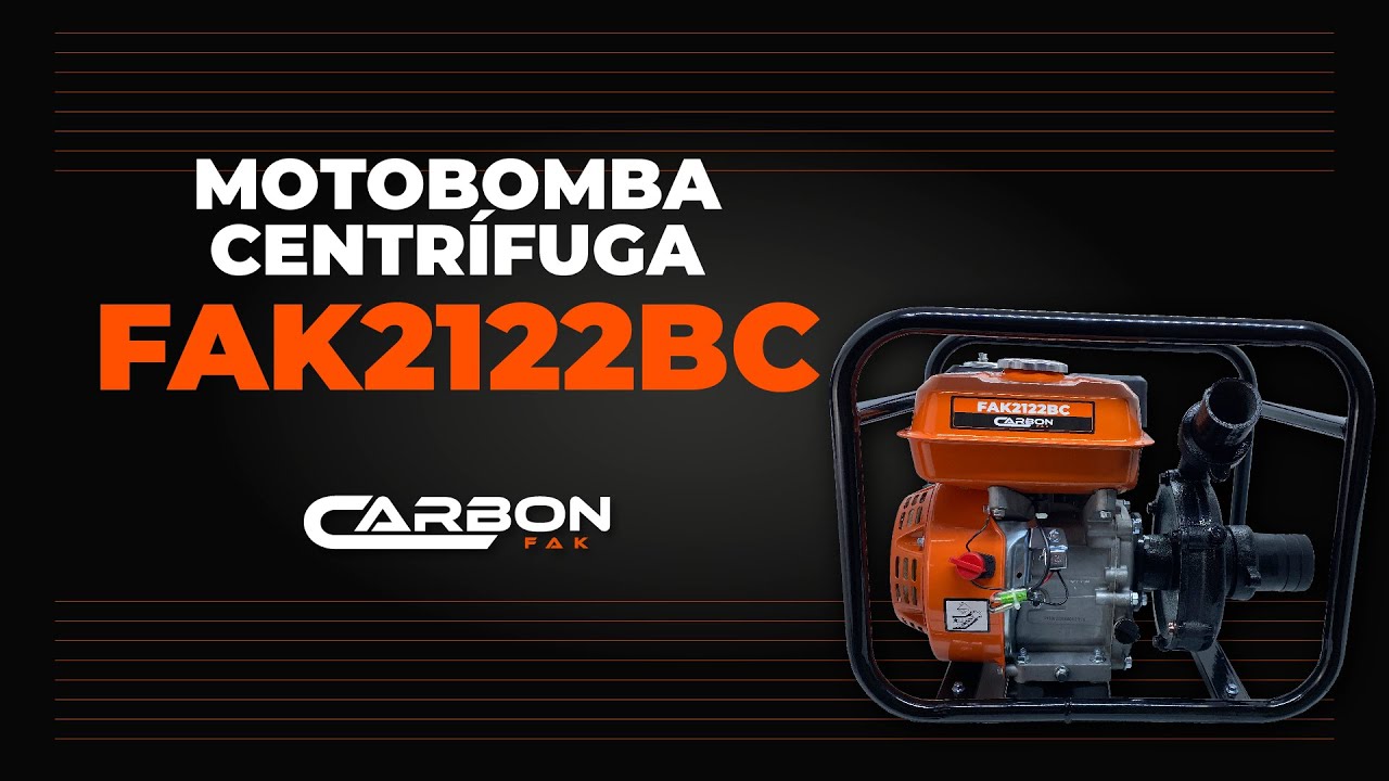 Montagem Motobomba Centrífuga FAK2122BC - Carbon Fak