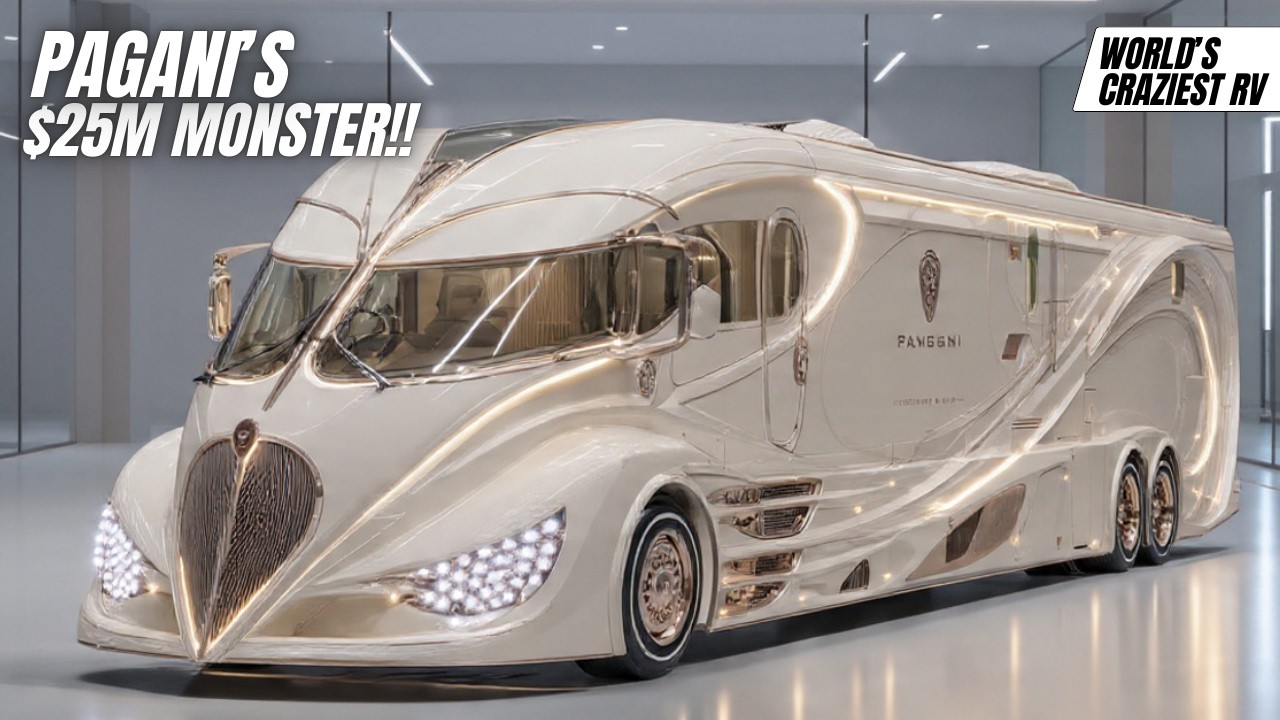 Inside the $25 Million Pagani Celestiale RV The Hypercar Motorhome You&rsquo;ll Never Believe Exists!