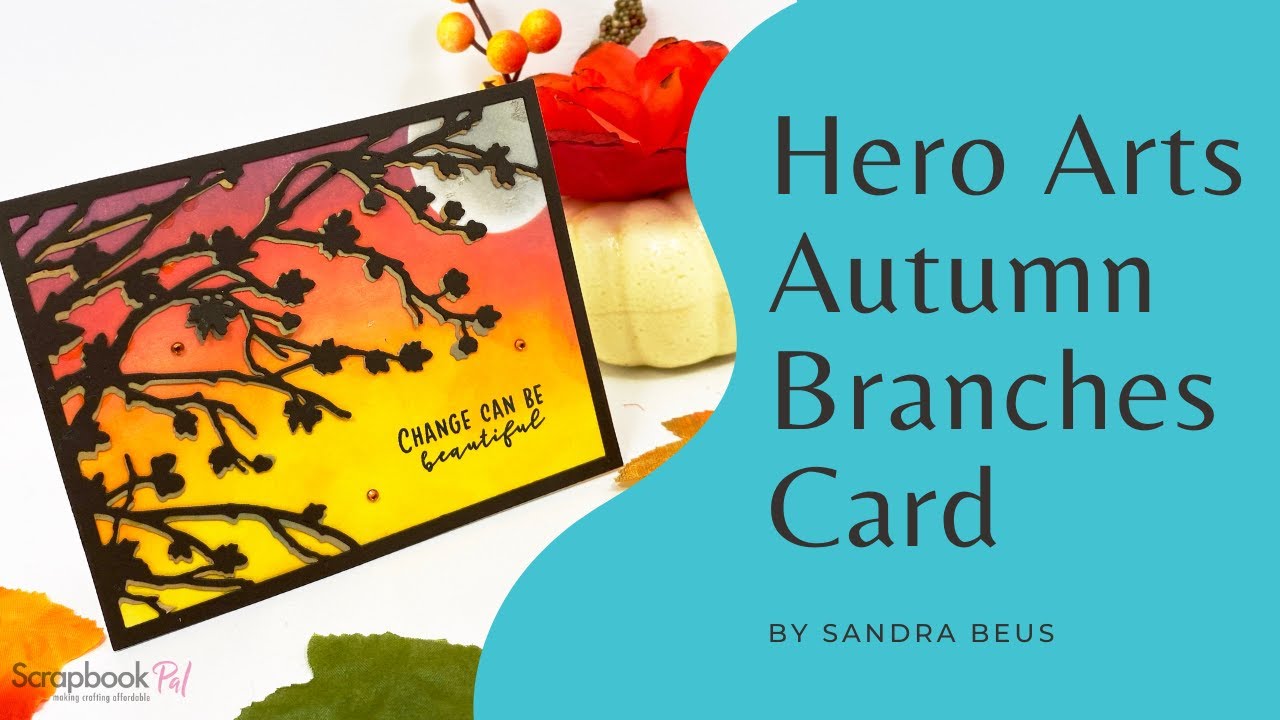Hero Arts | Autumn Branches Cover Plate Card