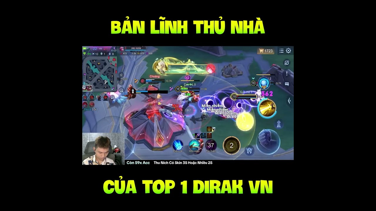 Nhắc đến thủ nh&agrave; th&igrave; kh&ocirc;ng thể bỏ qua DirakJungle Top 1 Dirak !