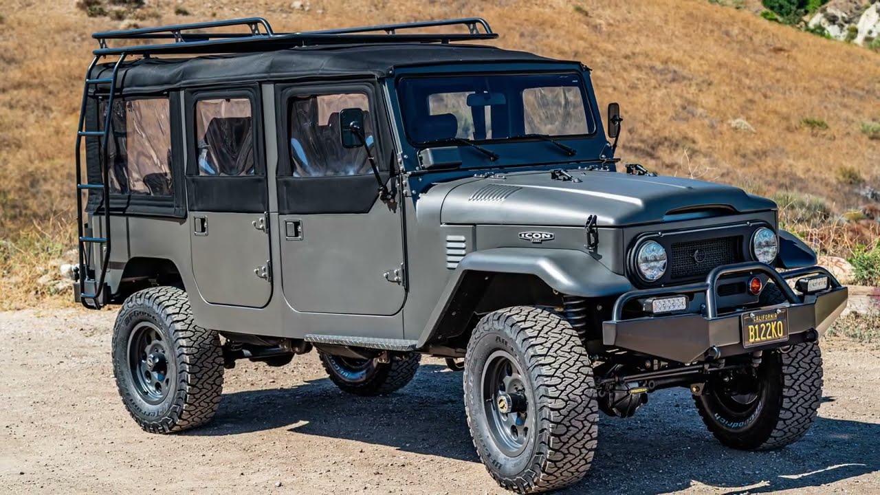 AVAILABLE NOW ICON NEW School FJ44 #64 Restored And Modified Toyota Land Cruiser!! 5th FJ44 WE BUILT