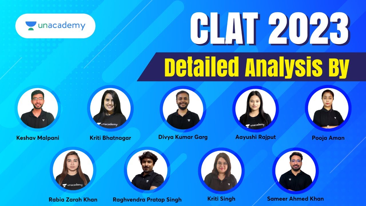 CLAT 2023 - Detailed Analysis | Unacademy CLAT