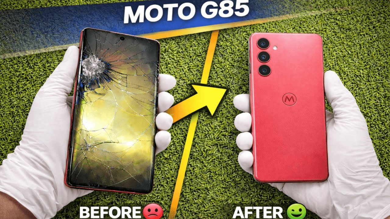 Moto G85 Display Damage 😱 | Full Display Replacement | Before & After | Malayalam