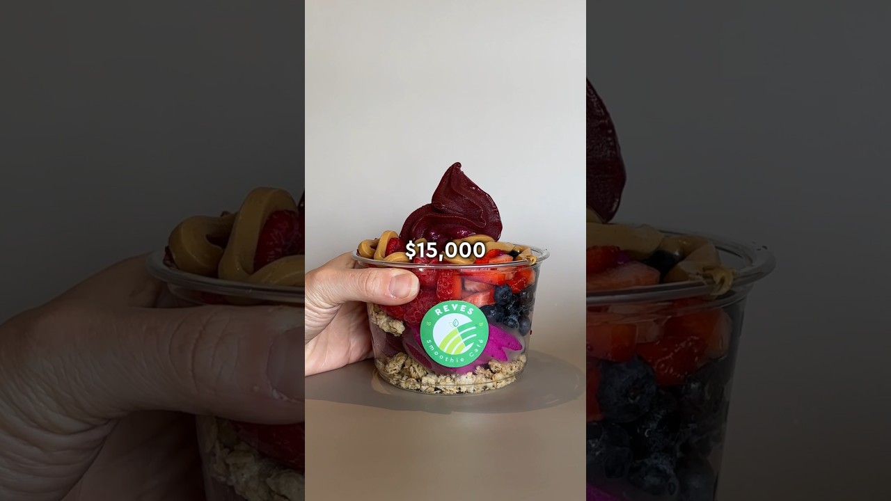 why we spent $15,000 on an a&ccedil;ai machine 😳 #acai #acaibowls #acaiberry #getreves