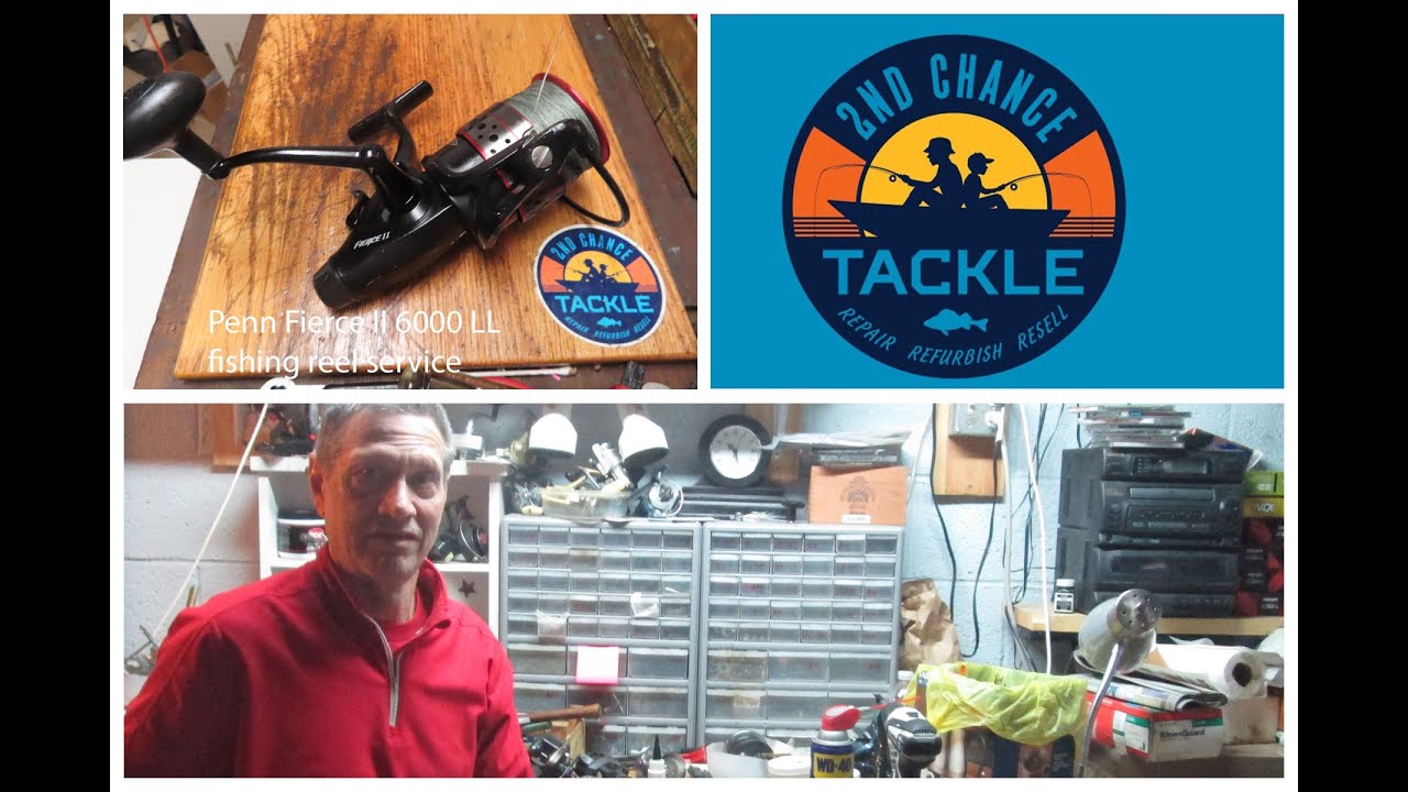 Penn Fierce II 6000 Live liner fishing reel how to service