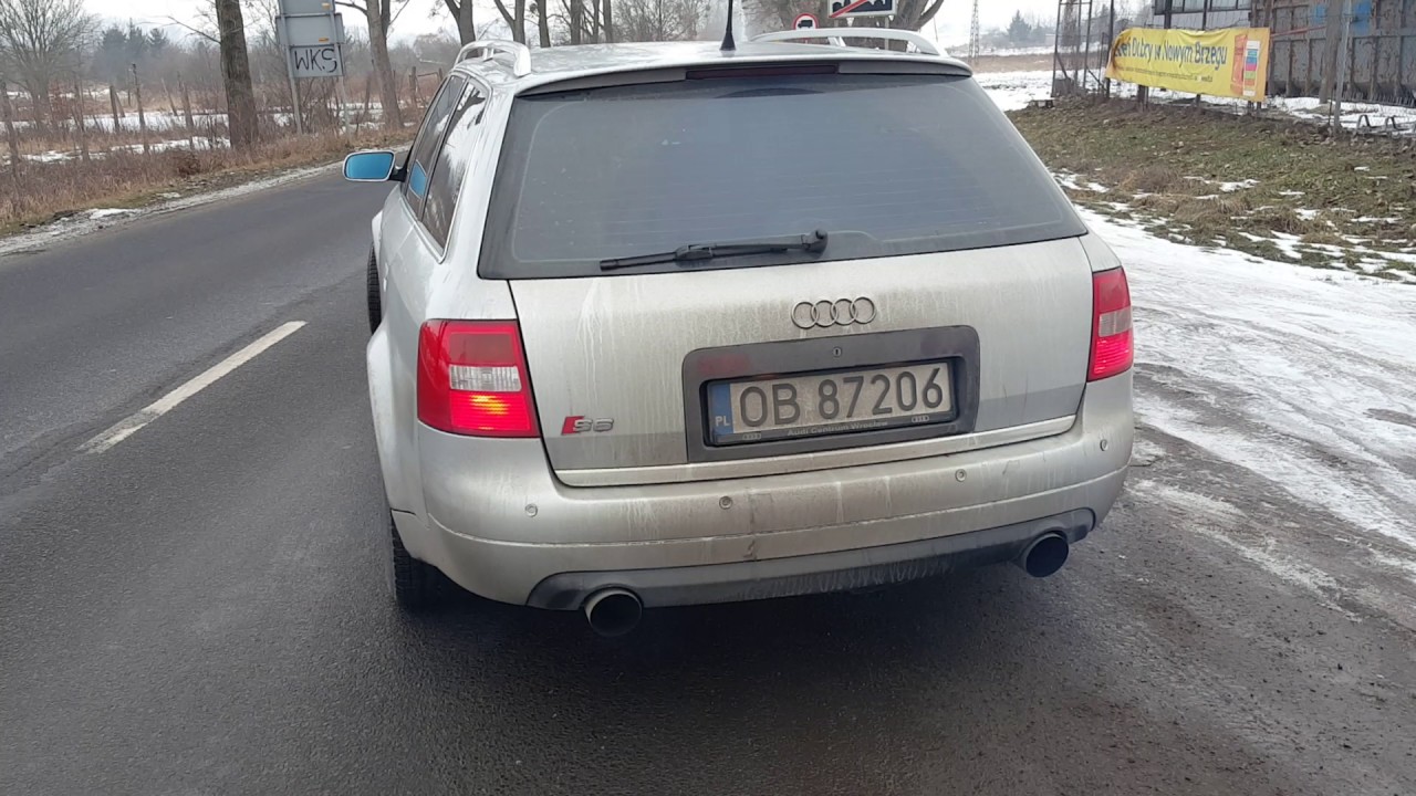 Audi s6 c5 4.2 v8 BrG Motors brutal sound exhaust 2