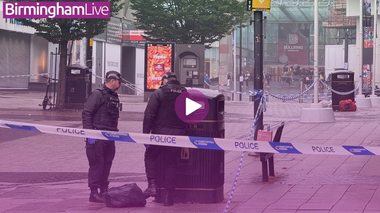 Teen stabbed in Birmingham city centre as public asked to stay away