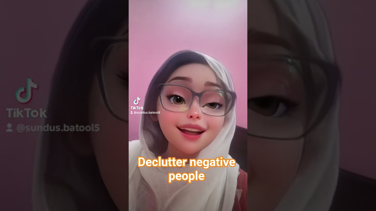 declutter negative people 