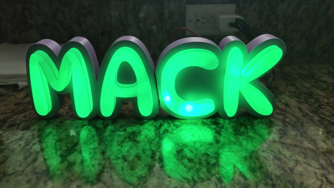 Test my first LED sign