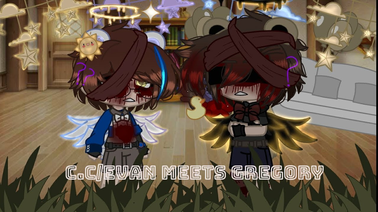 C.C/Evan Afton meets gregory(A very small bit of c.c x gregory)(the music isn't mine)