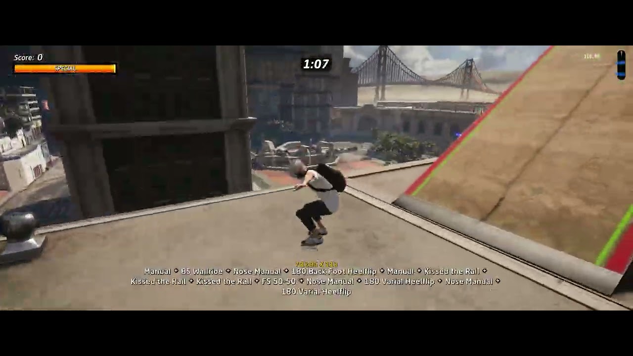 Streets One-Combo Speedrun 2:15.487 - THPS 1 + 2