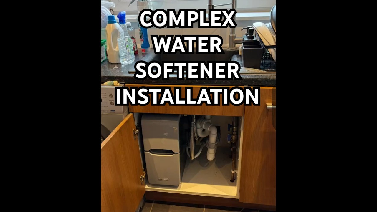 Complex water softener installation