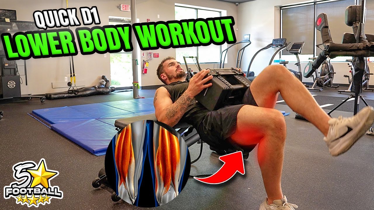 D1 Lower Body Workout - EXTREME RESULTS