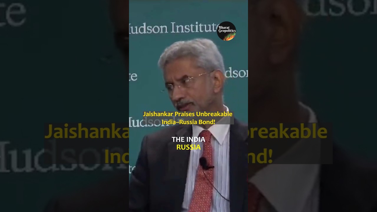 Jaishankar Praises India&ndash;Russia Friendship