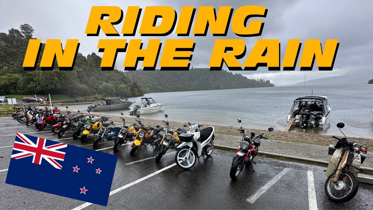 Riding SMALL BIKES in New Zealand's Geothermal/Lake district