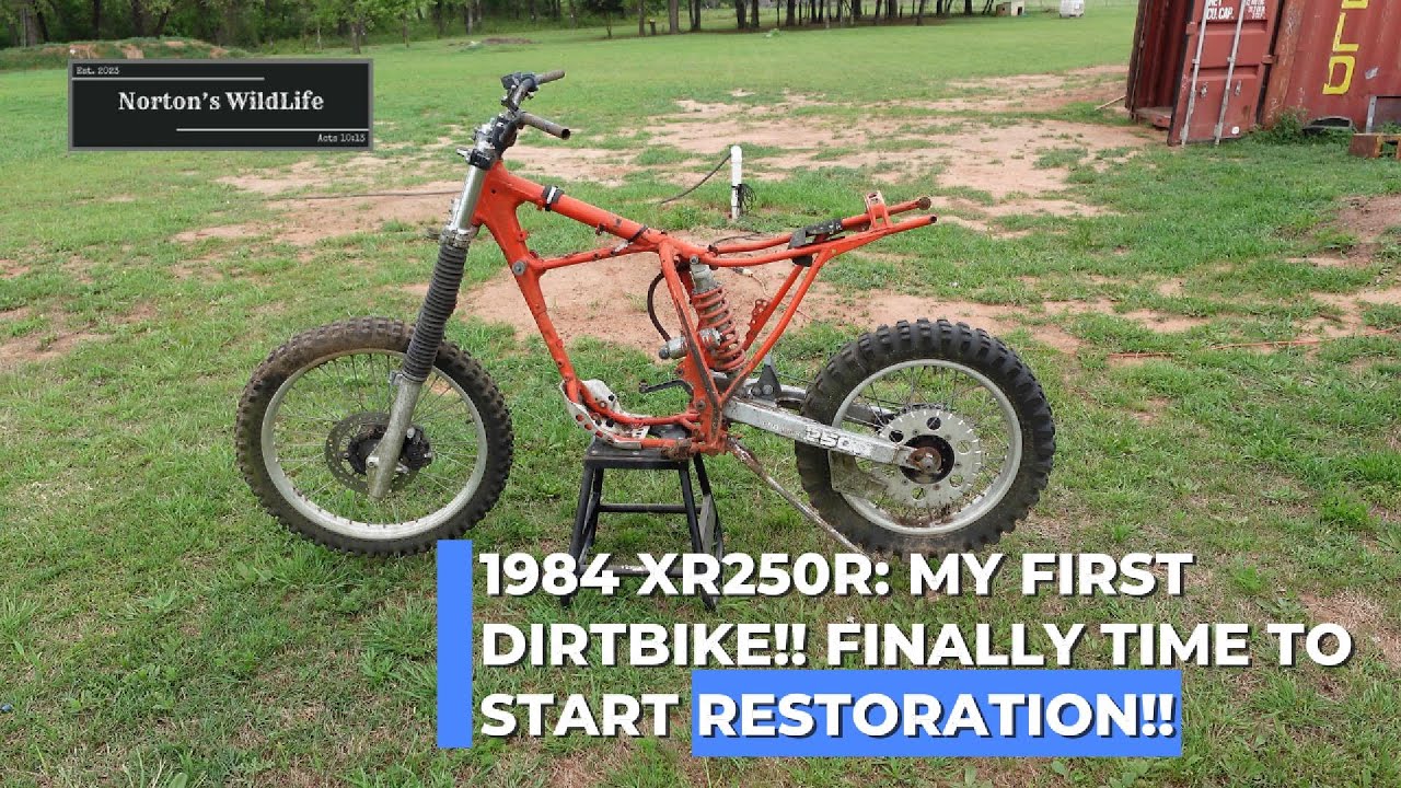 It has been a long time coming!! 1984 HONDA XR250R Rebuild/Resto!!