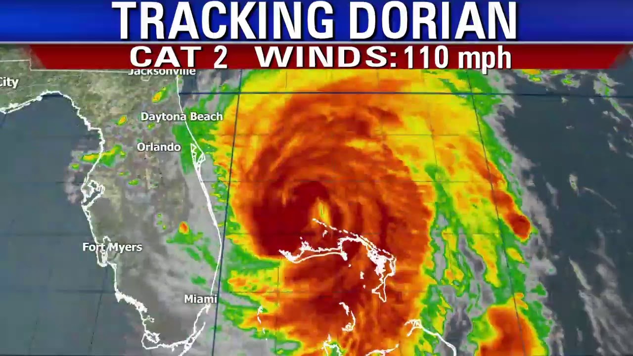 The latest: 11 a.m. update on ferocious Hurricane Dorian
