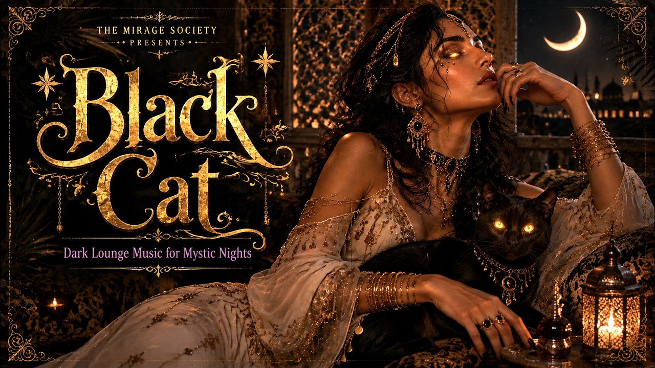 Black Cat 🌙 | Dark Exotic Lounge Music, Mystical Violin & Midnight Secrets