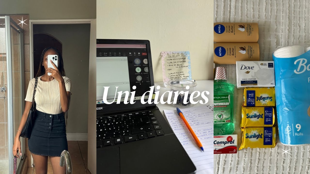 Uni diaries♡| realistic academic week+ errands+ assignments+ haul+ many more| UJ student| SAYoutuber