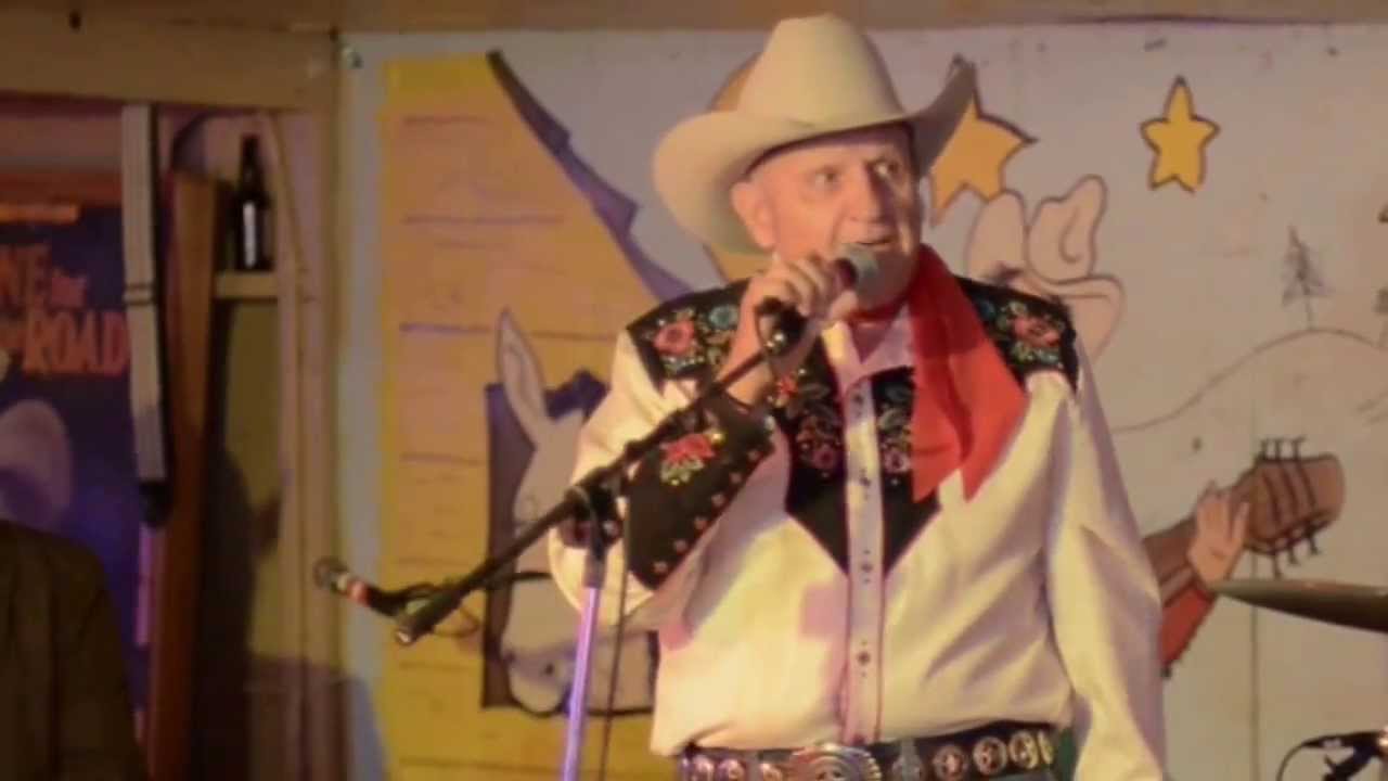 James M. White singing with The Derailers at the Broken Spoke in Austin Texas