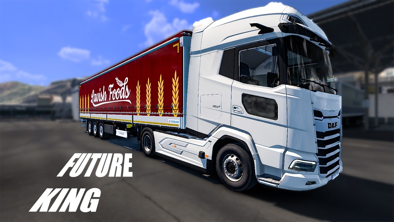 Long Highway Cruise with DAF NGD – ETS2 Gameplay