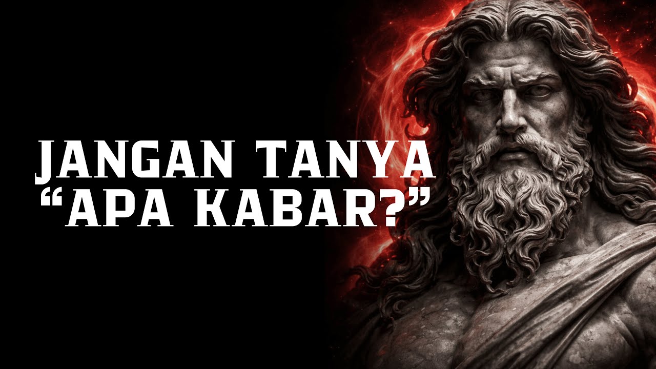 Berhenti Bertanya “APA KABAR?” Ini 6 Kalimat yang Lebih Kuat | FILSAFAT STOIKISME