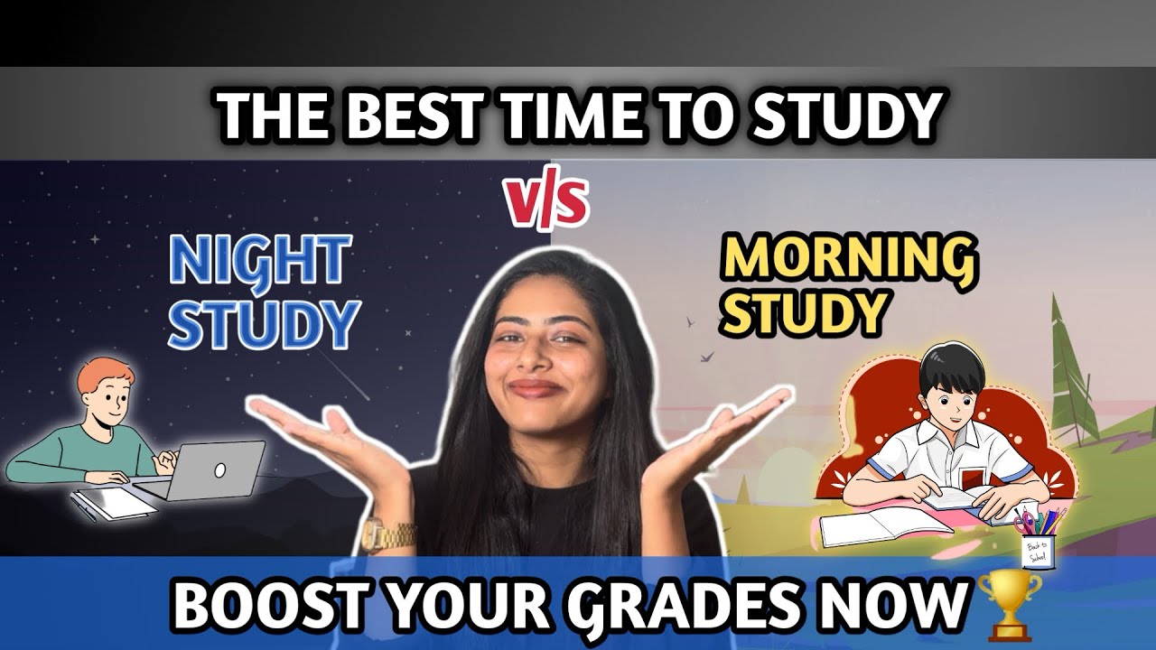 Which is the best time to study?Night or Morning 🙌