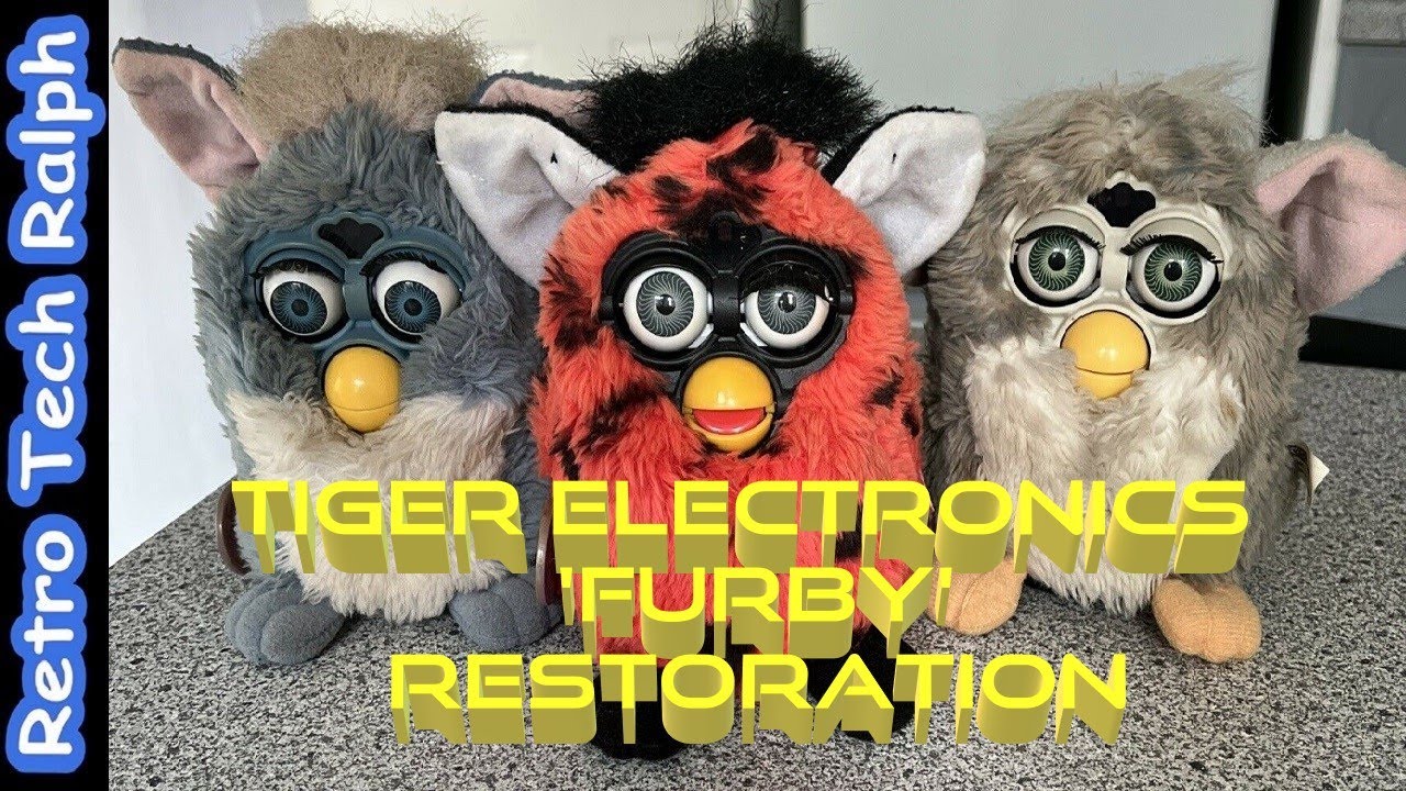 Tiger Electronics 'Furby' Restoration. 3 Times the FUN