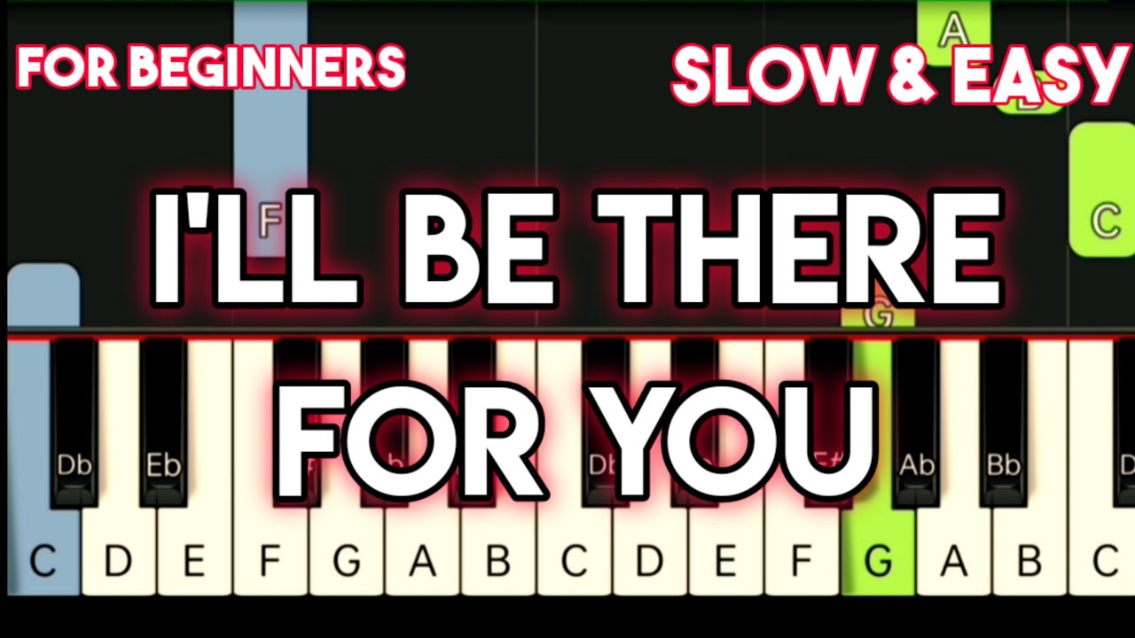 MARTIN NIEVERA - I'LL BE THERE FOR YOU | SLOW & EASY PIANO TUTORIAL
