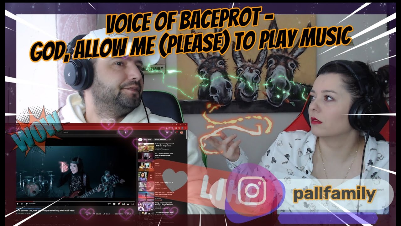 🇮🇩  Voice of Baceprot - God, Allow Me (Please) To Play Music 🇮🇩  !!! Pall Family Reaction !!!