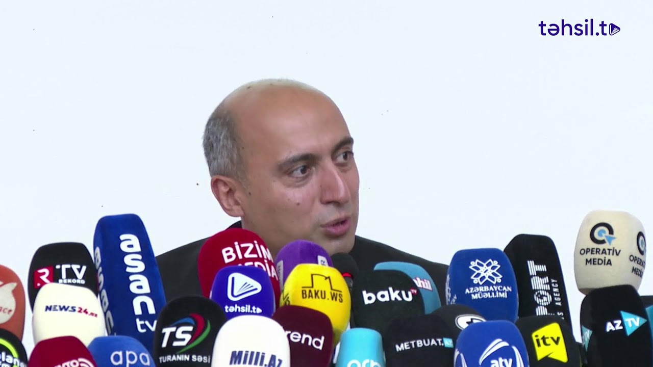 Elm və təhsil naziri Emin Əmrullayevin yeni tədris ilinə dair media üçün brifinqi