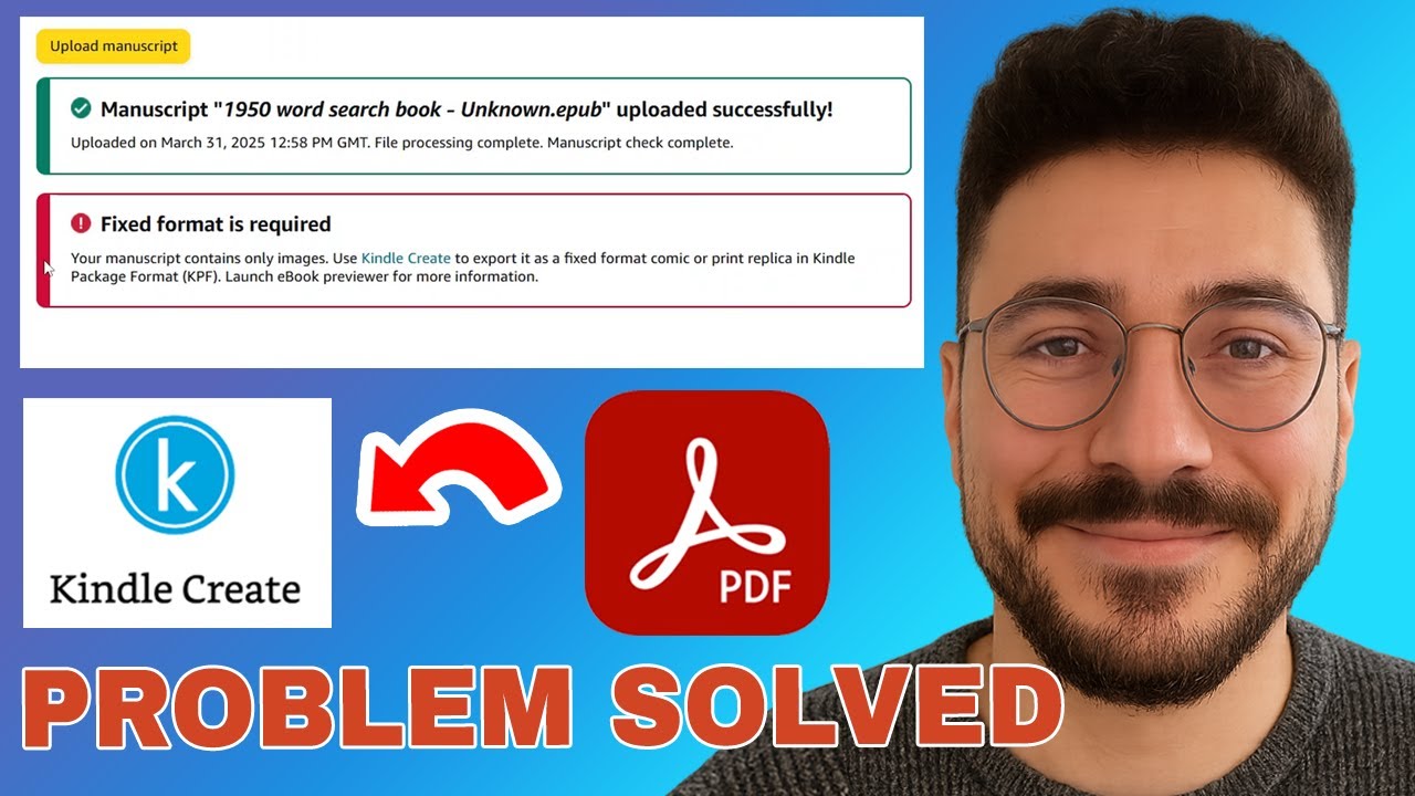Convert PDF to Ebook Kindle Using Kindle Create | KDP  Problem Solved