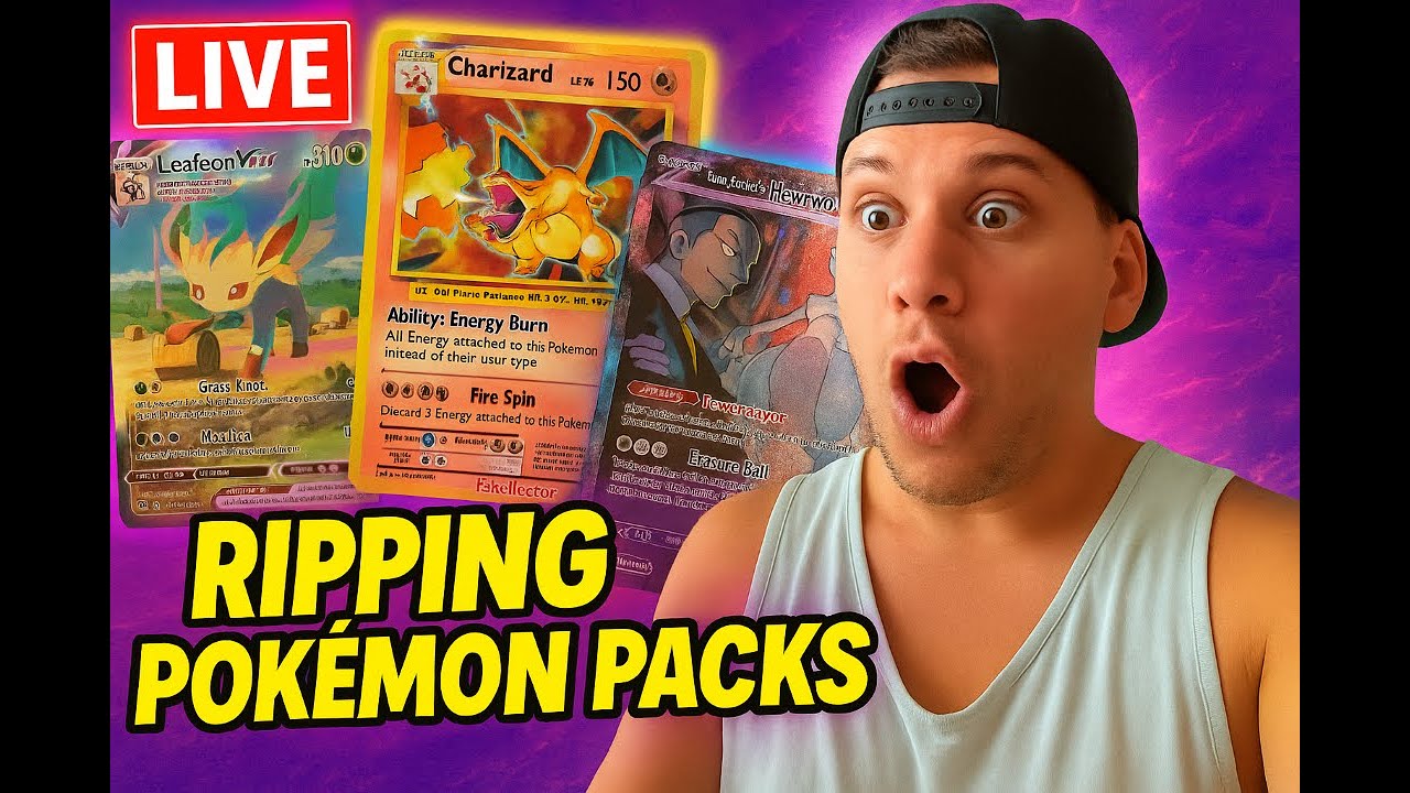 *LIVE* Pokemon Packs with Pokemon Trainer Jake || !shop