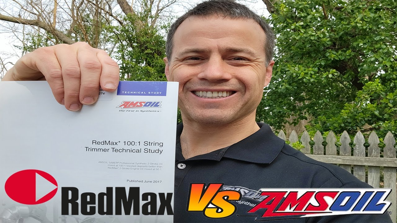RedMax vs. AMSOIL Professional 100:1 Pre-Mix Synthetic 2-Stroke Oil