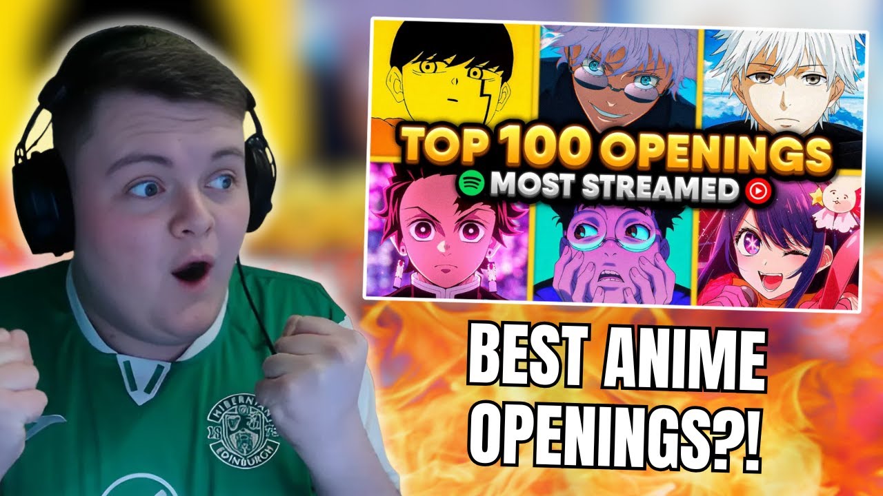 Новая реакция Weeb на 100 самых популярных аниме-опенингов всех времен!
