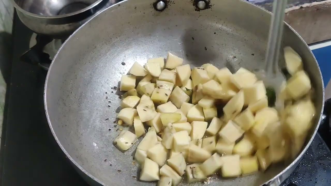 ಸಿಹಿ ಗೆಣಸಿನ ಪಲ್ಯ # sweet potato palya