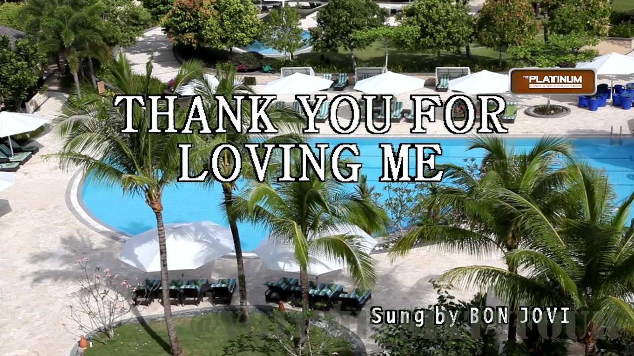 Bon Jovi - Thank You For Loving Me || Karaoke/Lyrics/Instrumental