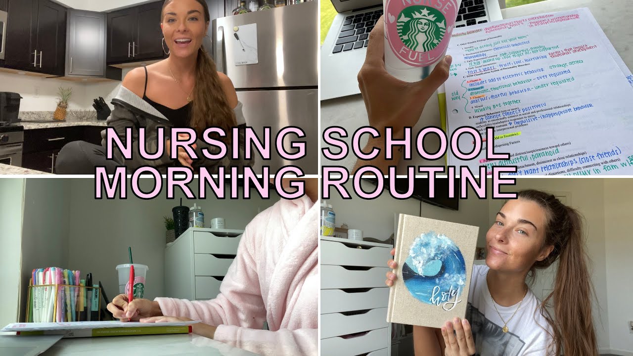 NURSING SCHOOL MORNING ROUTINE | VLOG