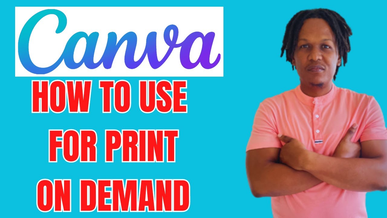 HOW TO USE CANVA FOR PRINT ON DEMAND 2024