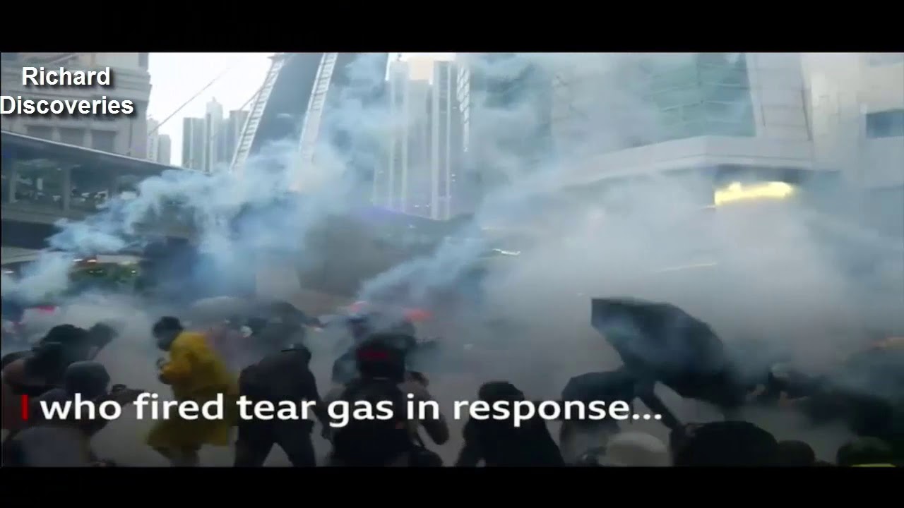 Shot fired by police in tense hong kong protests