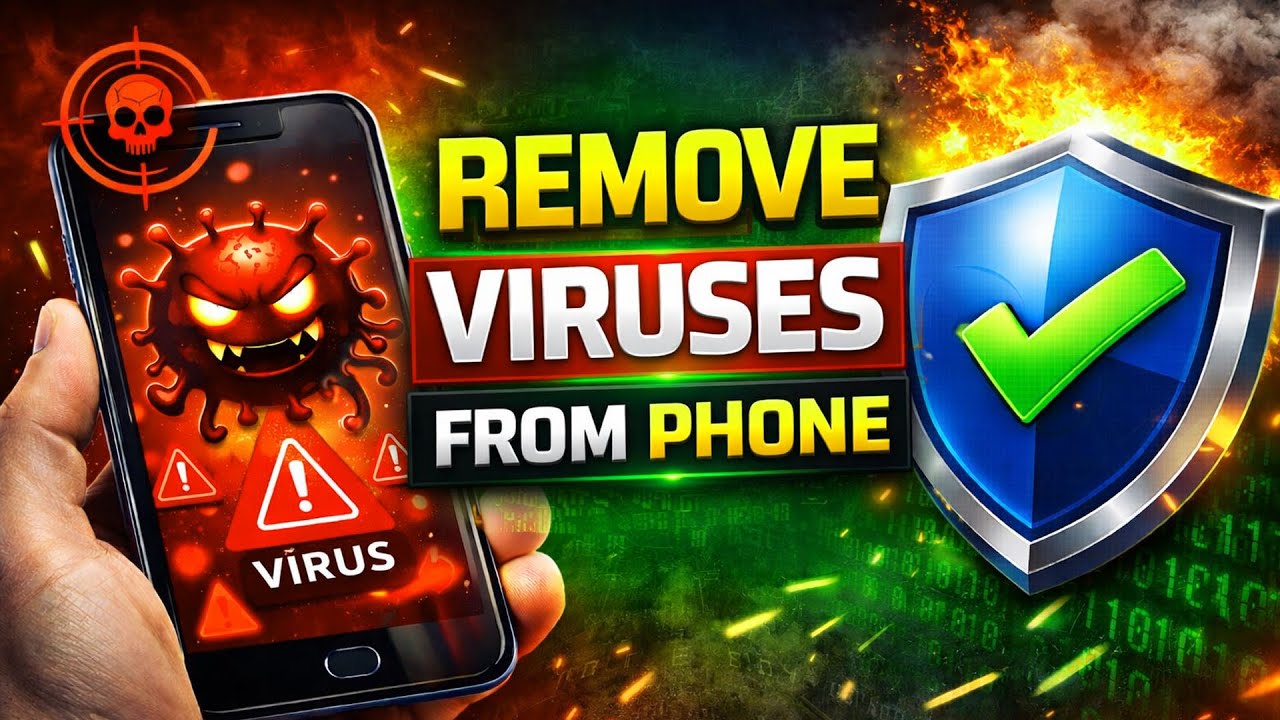 HOW TO DELETE ALL VIRUSES ON YOUR PHONE 2026 (FAST & EASY)